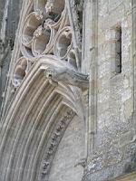 Carcassonne, Basilique St-Nazaire & St-Celse, Gargouille, Homme